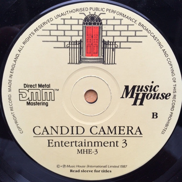 Alan Hawkshaw / James Clarke / Johnny Pearson : Entertainment 3 - Candid Camera (LP, Lib)