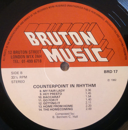 Brian Bennett / Carlton Hall : Counterpoint In Rhythm (LP)