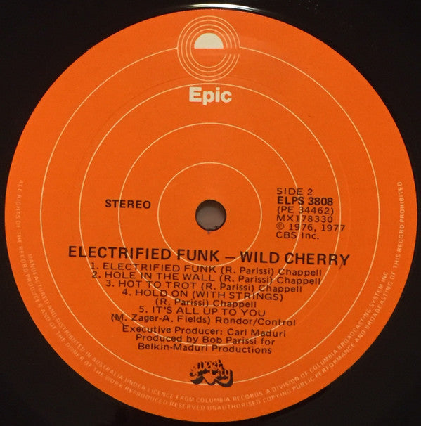 Wild Cherry : Electrified Funk (LP, Album, Gat)