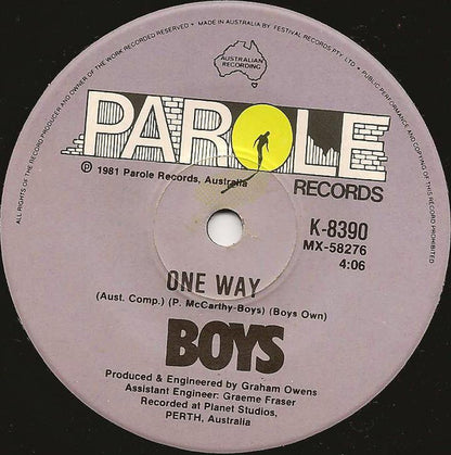 Boys : Weoh Weoh Weoh (7", Single)