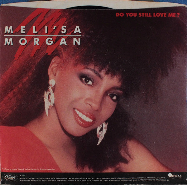 Meli'sa Morgan : Do You Still Love Me? (7", Single, Spe)