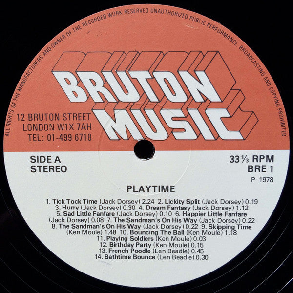 Various : Playtime (LP)