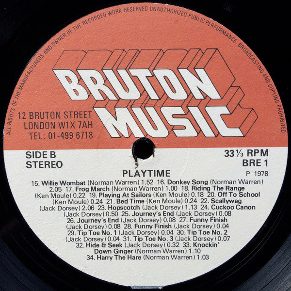 Various : Playtime (LP)