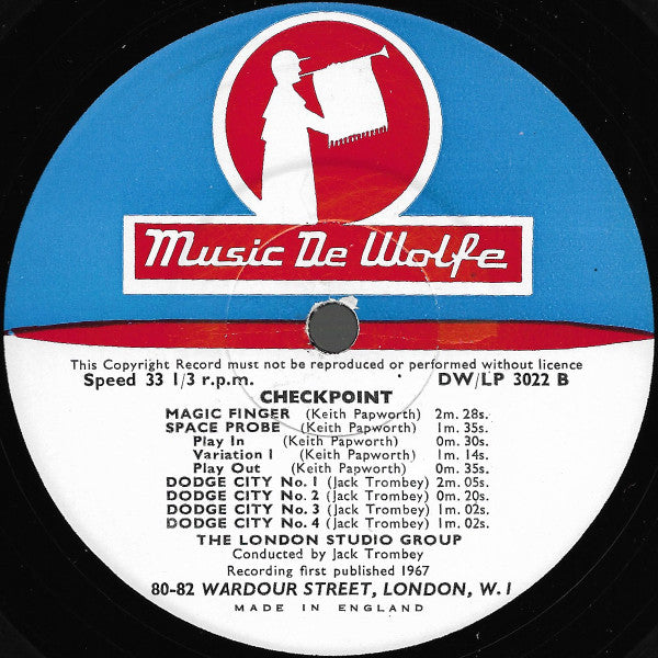 The London Studio Group : Checkpoint (10")