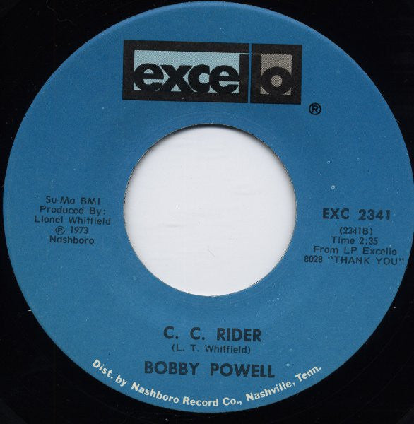 Bobby Powell : Thank You (7")