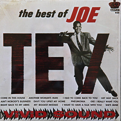 Joe Tex : The Best Of Joe Tex (LP, Comp, RE)