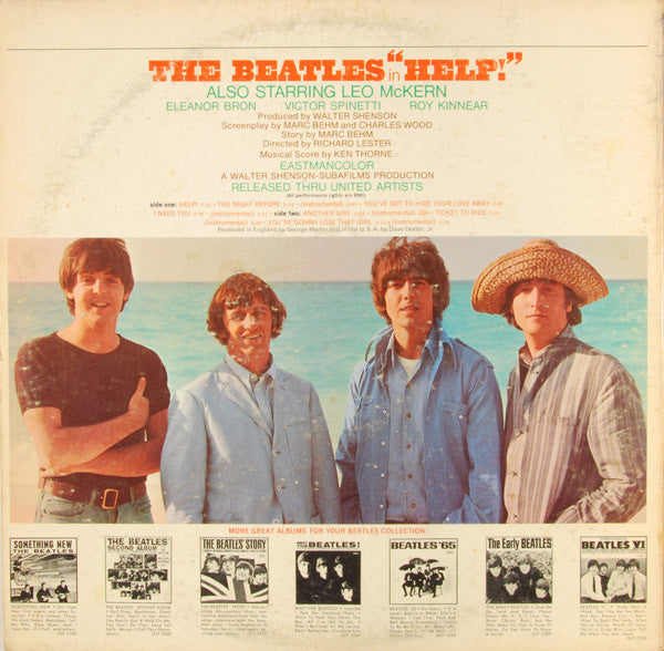 The Beatles : Help! (Original Motion Picture Soundtrack) (LP, Album, RE, Win)