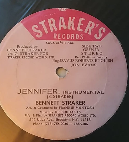 Bennett Straker : Jennifer (12")