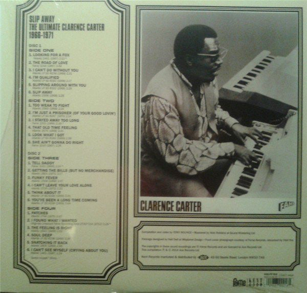 Clarence Carter : Slip Away - The Ultimate Clarence Carter - 1966-1971 (2xLP, RSD, Comp, Gat)