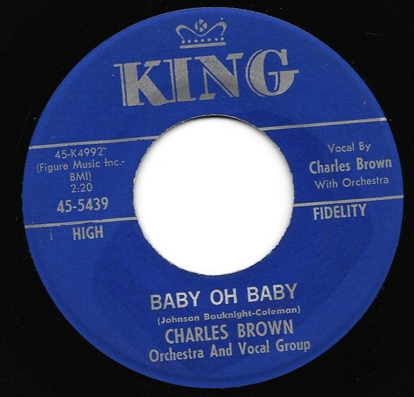 Charles Brown : Baby Oh Baby (7", Single)