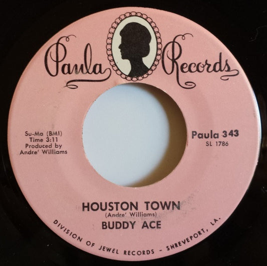 Buddy Ace : Houston Town (7")