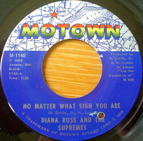 The Supremes : No Matter What Sign You Are / The Young Folks (7", Single, ARP)