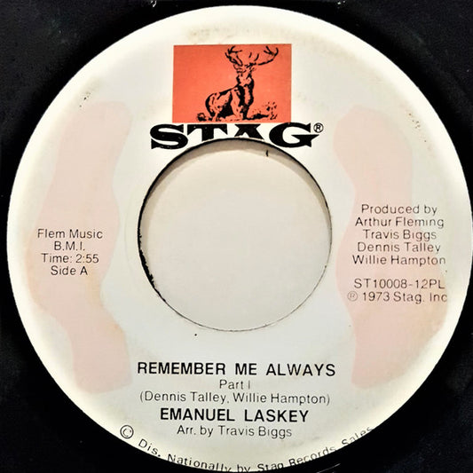 Emanuel Laskey : Remember Me Always (7", Single)