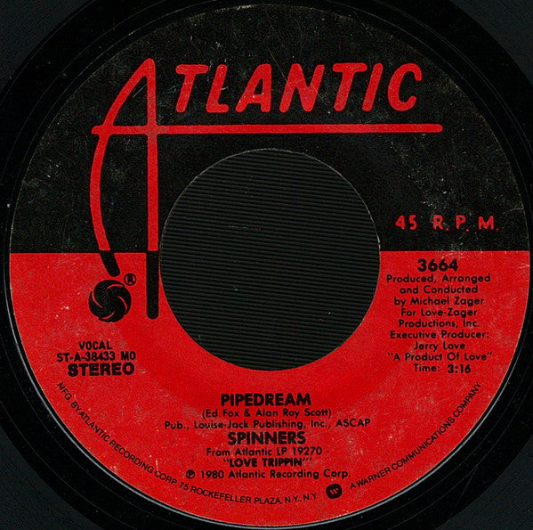 Spinners : (Medley) Cupid - I've Loved You For A Long Time / Pipedream (7", Single, Styrene, MO )