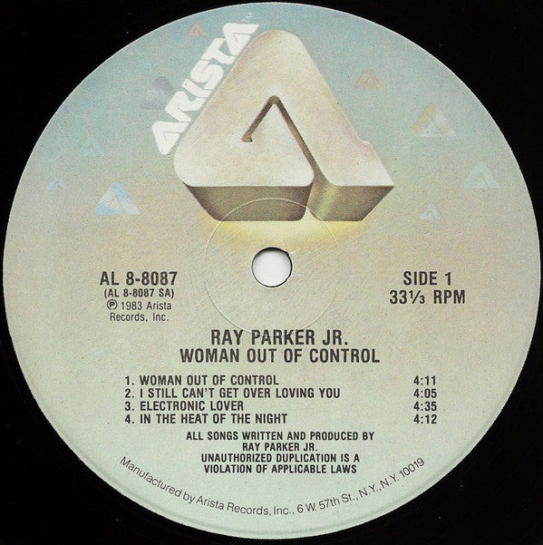 Ray Parker Jr. : Woman Out Of Control (LP, Album)