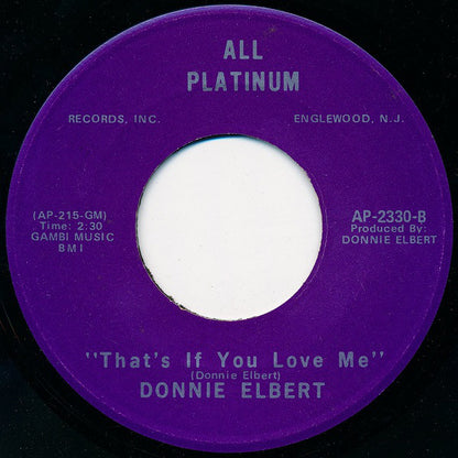 Donnie Elbert : Where Did Our Love Go (7", Single)