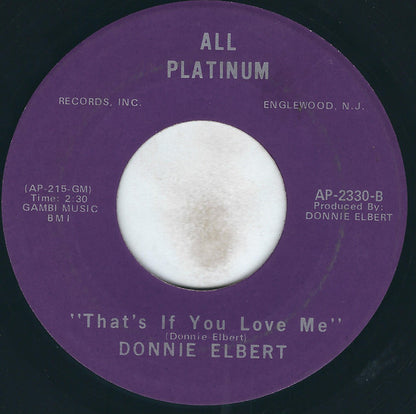 Donnie Elbert : Where Did Our Love Go (7", Single)