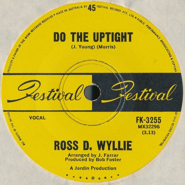 Ross D. Wyllie : The Star (7", Single, Mono)