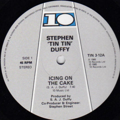 Stephen Duffy : Icing On The Cake (12", Single)