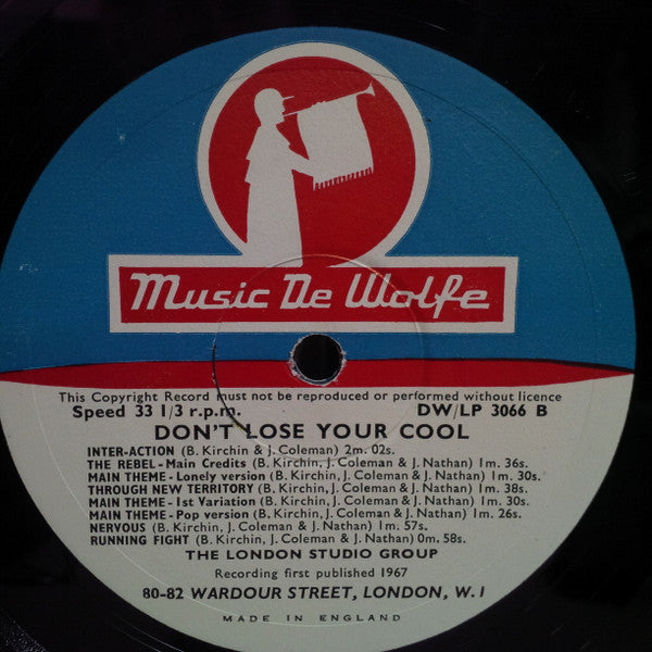 The London Studio Group : Don't Lose Your Cool (10", Mono)